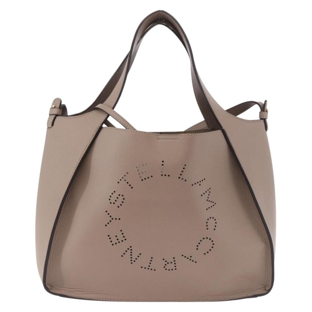 Stella McCartney Leather Handbag Beige
